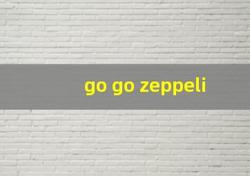 go go zeppeli